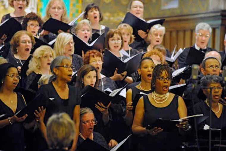 Choirs from the African Episcopal Church of St. Thomas and the Bucks County Choral Society joined forces for "Singing Our History" concerts.
