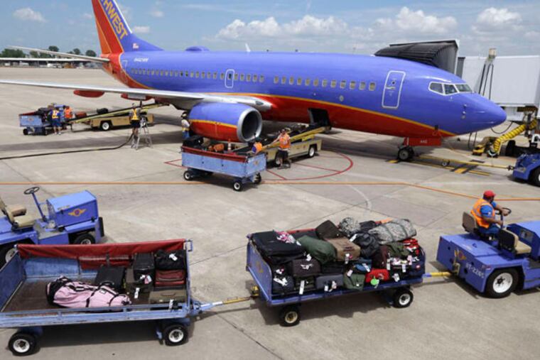 Southwest Airlines faces the second proposed fine against it over maintenance issues. DANNY JOHNSTON / AP