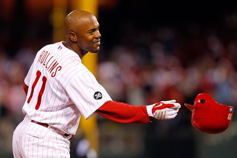 Jimmy Rollins, an alumni of Major League Baseball's RBI program, spoke about its importance during a youth sports panel on Thursday.
played 15 seasons with the Phillies and became a three-time All-Star, NL MVP and World Series Champion.
(Yong Kim / Staff Photographer)