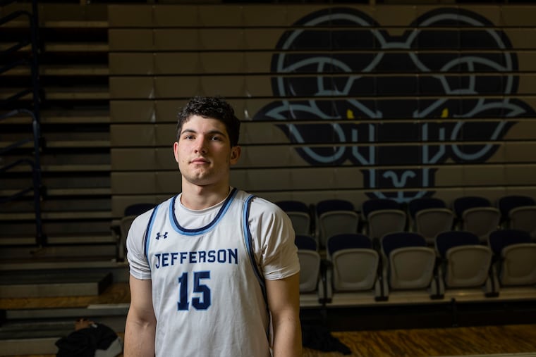 Jefferson University freshman guard Chris Cervino grew up playing basketball with Spurs rookie Dylan Harper, who was drafted second overall last year.