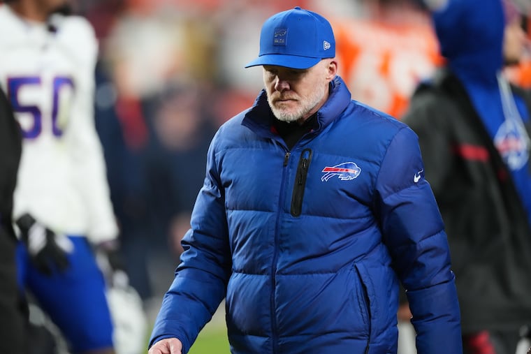 Sean McDermott had a 98-50 record in the regular season over nine seasons with the Bills.