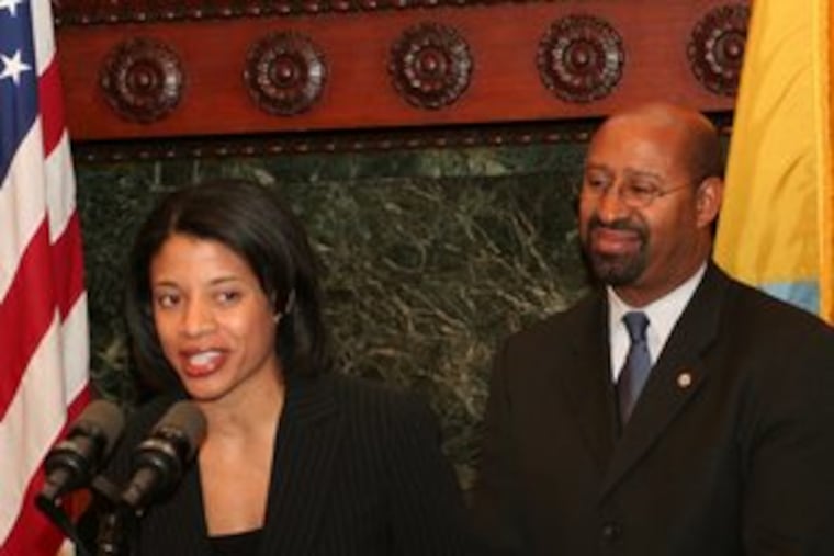 Sharon Tucker will serve as deputy education officer. The mayor called the appointees the "dynamic duo of education."