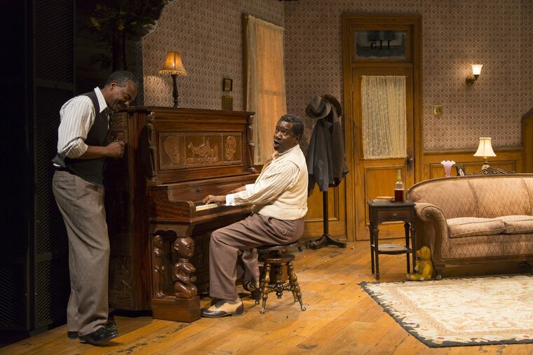 Stephen Tyrone Williams (left) and Cleavant Derricks in "The Piano Lesson," by August Wilson, directed by Jade King Carroll at the McCarter Theatre in Princeton. Photo: T. Charles Erickson