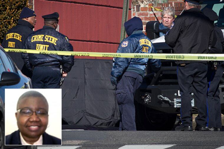 Kim Jones (inset) was shot once in the back of the head while waiting for the bus. ( ALEJANDRO A. ALVAREZ, Staff Photographer / Facebook )