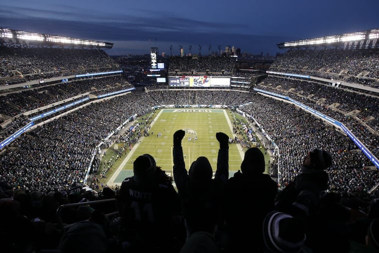 Lincoln Financial Field during the NFC championship game in January 2018.