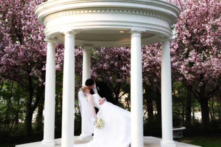 Elizabeth Grace and Panagiotis Georgelos were married April 11, 2010 in Broomall. (Clair Pruett Photography & Video)