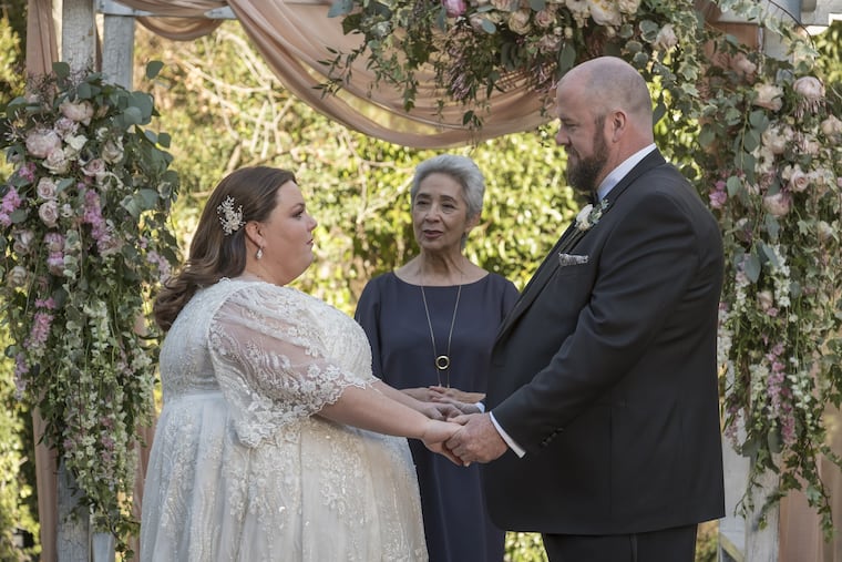 The wedding was joyous, but now Kate (Chrissy Metz) and her husband Toby (Chris Sullivan) are struggling with infertility complicated by her PCOS.