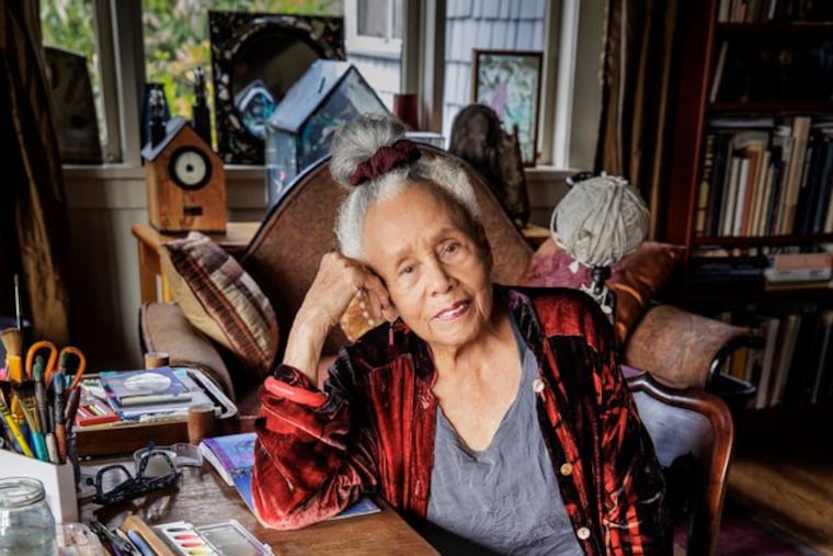 Betye Saar, photographed in her Los Angeles studio earlier this year, died last month at age 99.