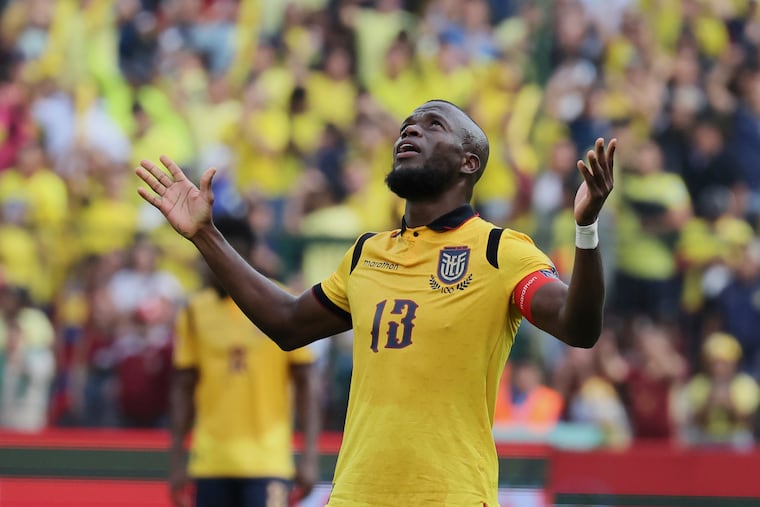 Ecuadorian stalwart Enner Valencia could make his third appearance in a World Cup for his nation at age 36. 