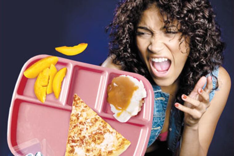 How safe is the cafeteria where your child eats? Records show problems were found at a number of Philadelphia public, charter and Catholic schools. (Daily News photo illustration)