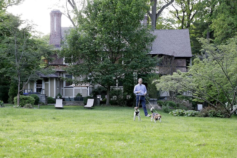 Going into a backyard is safe. Just keep a physical distance from other people.