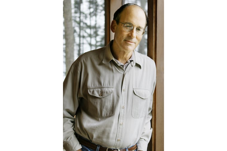 Author Tracy Kidder stands in his cottage in South Bristol, Maine, on Sept. 26, 2005.