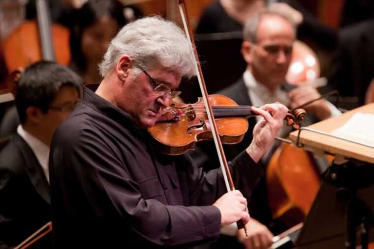 Pinchas Zukerman performed Wednesday, December 12, at the Kimmel Center.