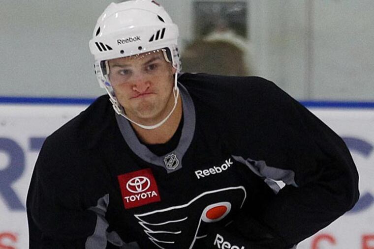 Flyers rookie defenseman Mark Alt. (Michael Bryant/Staff Photographer)