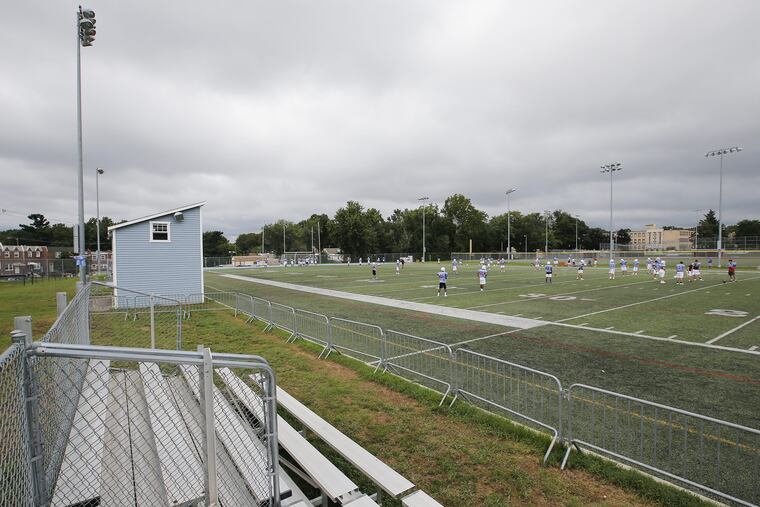 Father Judge is playing varsity football games this season at James J. Ramp Athletic Complex.