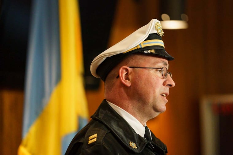 Philadelphia Police Capt. Mark Overwise speaks about two separate vehicle fatalities that happened Sunday, Dec. 29, 2019, during a news conference on Monday, Dec. 30, 2019.