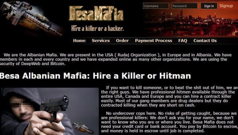 Dark web hitman for hire