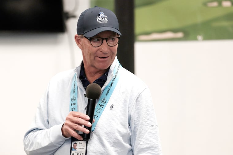 Gil Hanse was on site at Aronimink Golf Club on Wednesday ahead of the PGA Championship. He lives five minutes away in Newtown Square.
