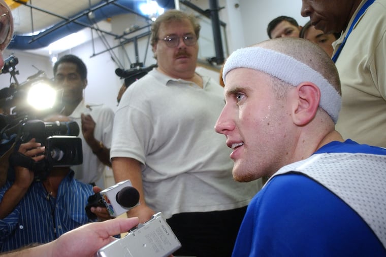 Matt Walsh worked out for the Sixers before the 2005 NBA draft.