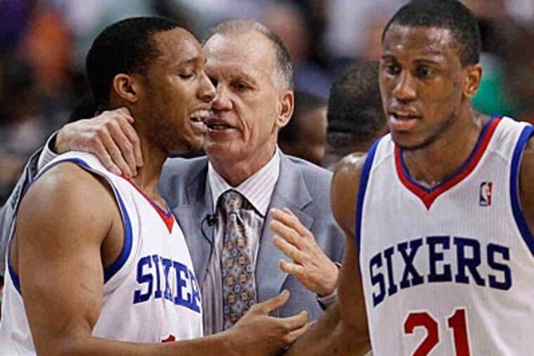 Doug Collins and the Sixers finished with a 41-41 record last season. (Ron Cortes/Staff file photo)