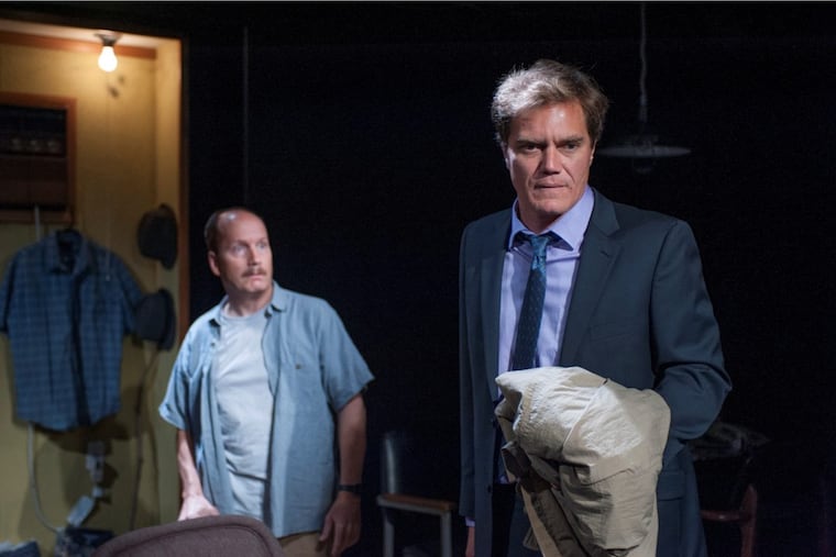 Guy Van Swearingen (left) and Michael Shannon in “Simpatico.”