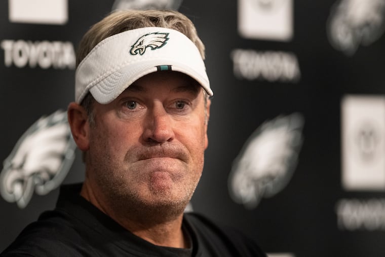 Eagles coach Doug Pederson