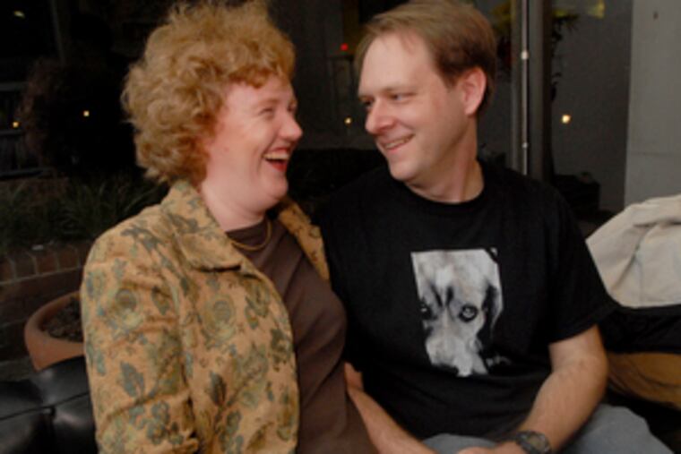 Rebecca and Scott Kruer, above, attended Judith Coché workshops to avoid repeating past mistakes. Dona and David Behrend learned better communication methods.