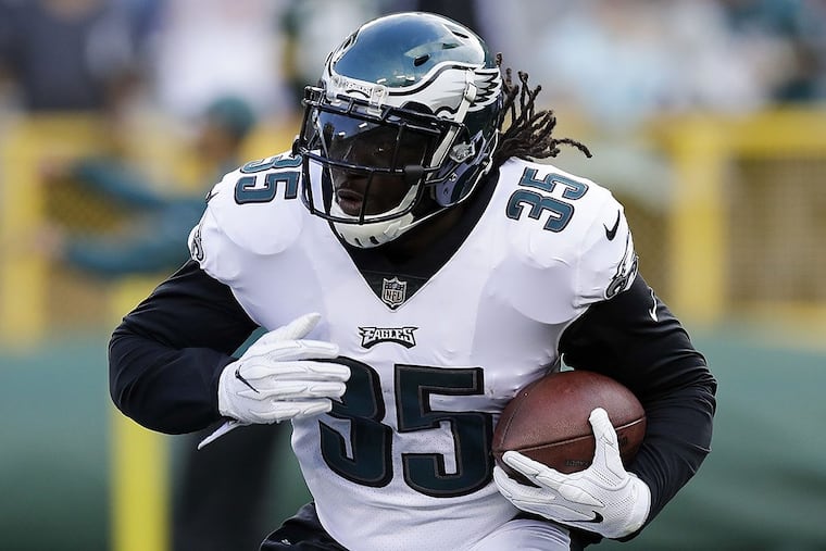 Eagles running back LeGarrette Blount.