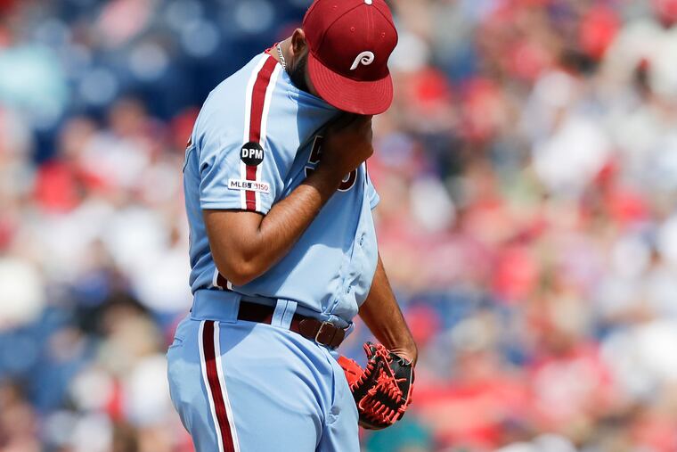 The Phillies’ tattered bullpen received another blow on Friday afternoon when it was learned that Seranthony Dominguez has an elbow injury that could require season-ending Tommy John surgery.