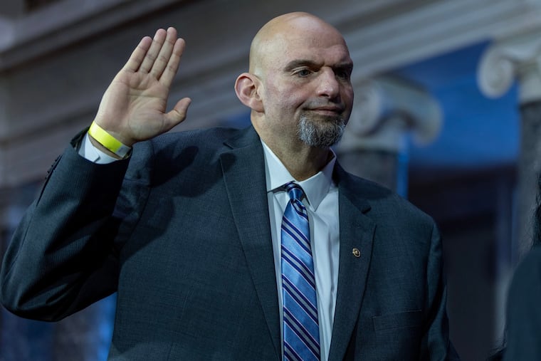U.S. Senator John Fetterman described feeling detached during his inauguration, a symptom of the depressive episode that made him seek care at Walter Reed.