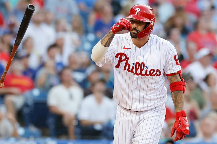 Nick Castellanos was one of the Phillies whose spot in the lineup was changed ahead of Sunday's game.