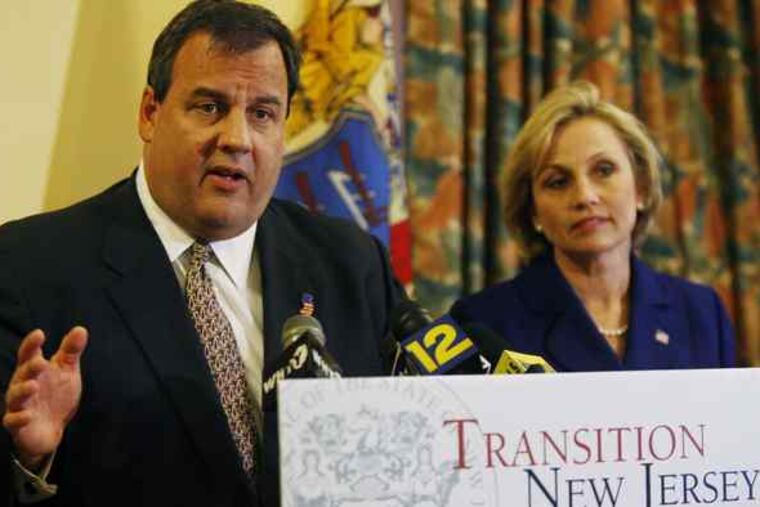 New Jersey Gov.-elect Christopher J. Christie announces that Kim Guadagno will serve as secretary of state as well as lieutenant governor.