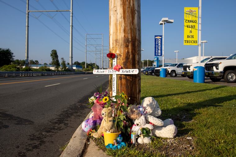 A 33-year-old man, his two daughters and a niece were killed in a car crash in Gloucester County.