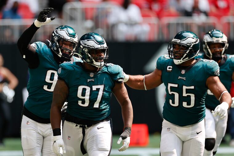 The Eagles' defense dominated Atlanta last week, and in a weak NFC East, even a fraction of that performance can keep them atop the division.