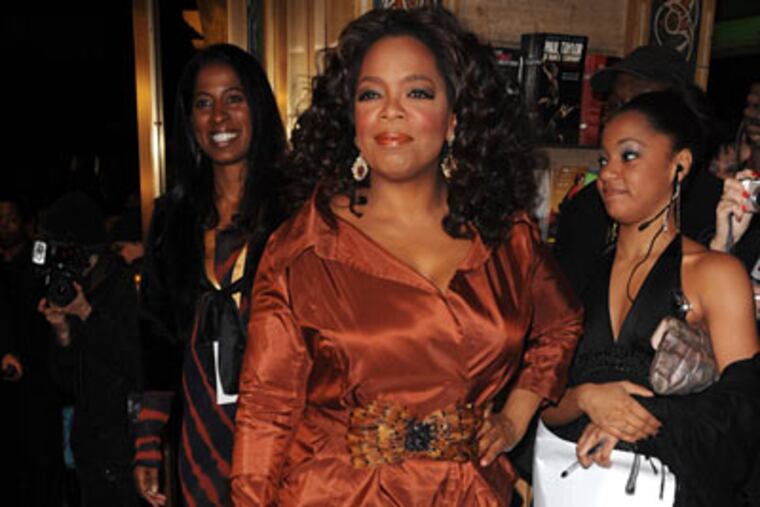 In this Dec. 3, 2008 file photo, Oprah Winfrey attends the Alvin Ailey 50th Anniversary Opening Night Gala in New York. (AP / Peter Kramer)