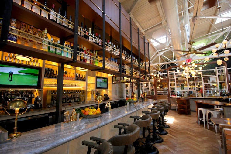 The bar at Enoteca Tredici, 915 W. Lancaster Ave., Bryn Mawr, before its opening in June 2018.