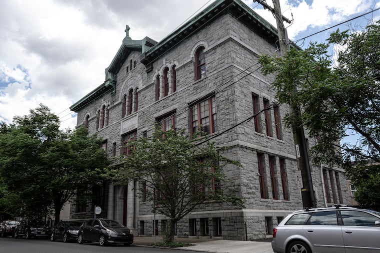 St. Peter Claver's School at 1212-28 Lombard Street is included in the Washington Square West historic district.