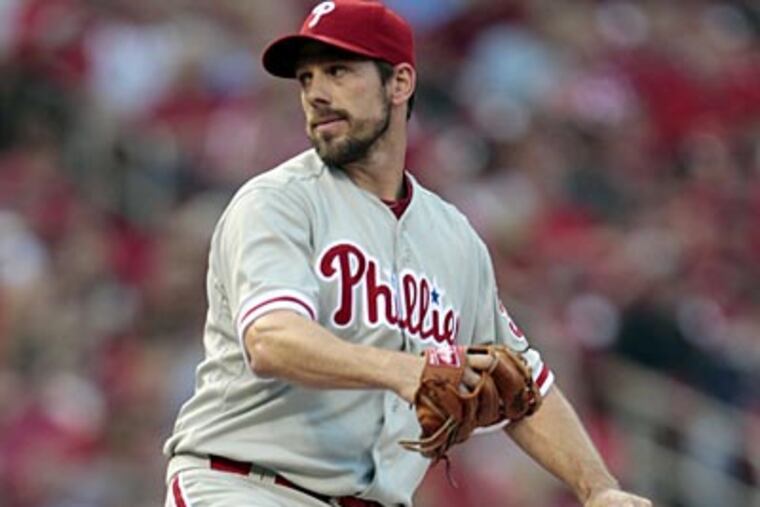 Cliff Lee starts Friday night's game against the Rockies in Colorado. (Jeff Roberson/AP)