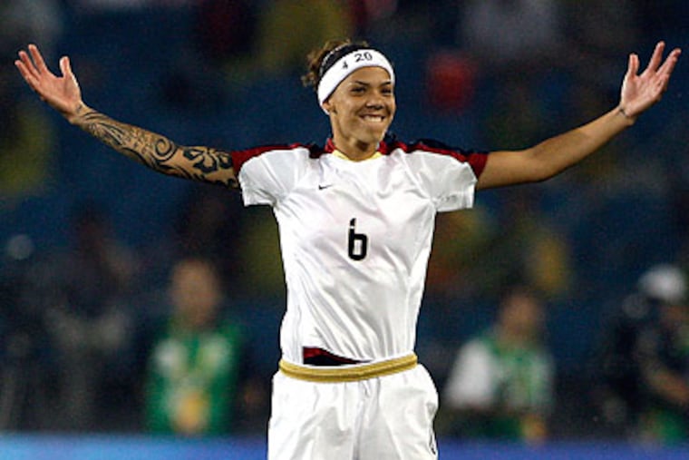 Natasha Kai scored the game's first goal for the Independence last night. (AP file photo)