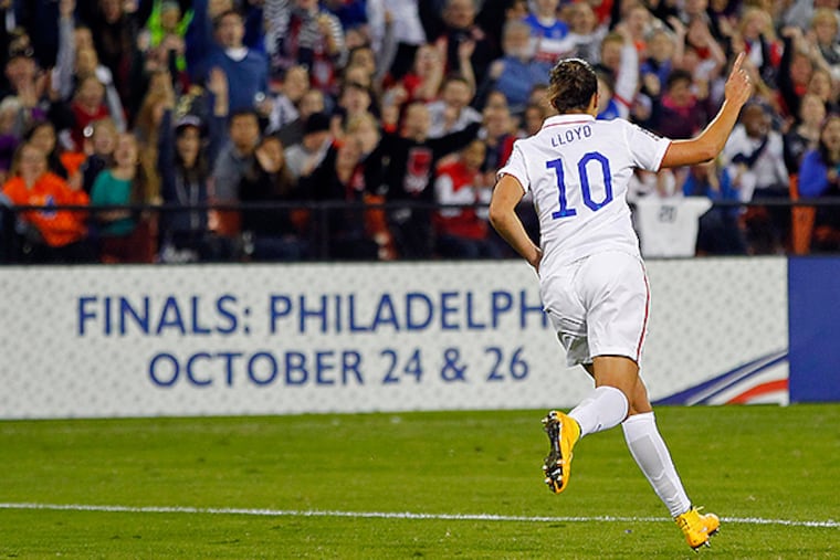 Carli Lloyd will be playing in her third World Cup for the U.S. women's national team. (Geoff Burke/USA Today Sports file photo)