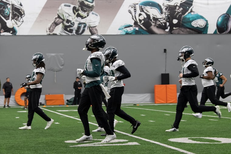 Eagles practice at the NovaCare Complex in Philadelphia, PA on November 15, 2018. JOSE F. MORENO / Staff Photographer
