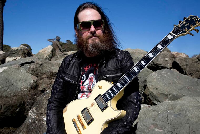 Gary Holt is playing with both Exodus and Slayer on the current tour. Credit: Raymond Ahner