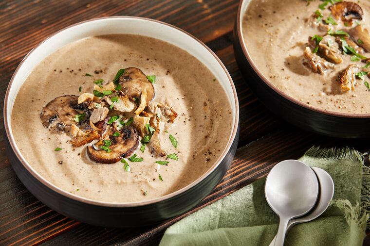 Creamy Roasted Mushroom Soup