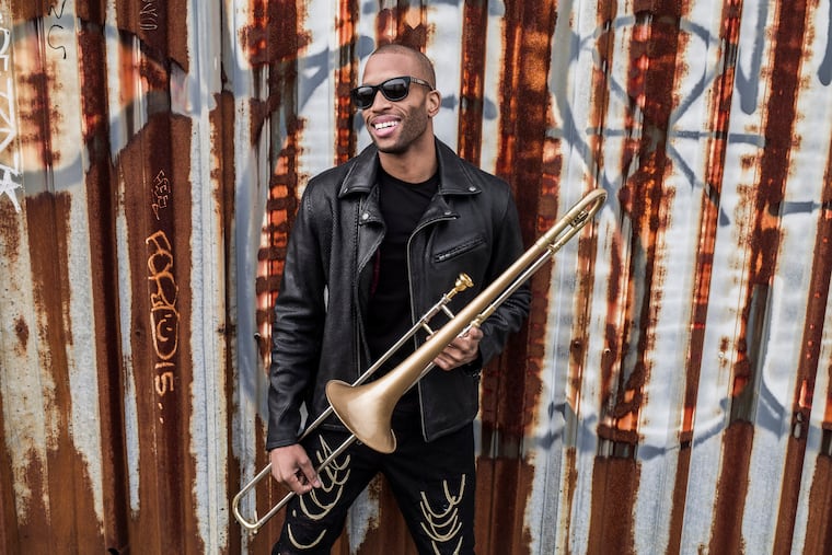 Trombone Shorty. The New Orleans bandleader born Troy Andrews headlines his Voodoo Threauxdown tour at the Great Plaza at Penn's Landing on Sunday.