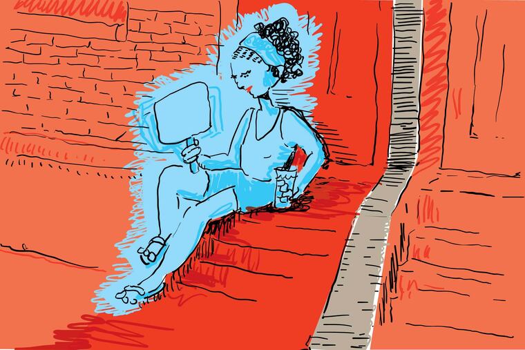 My grandmother’s Southern ways stayed with her especially when the heat that day threatened to be oppressive.