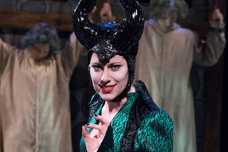 Kim Carson in "Arthur & the Tale of the Red Dragon" at People’s Light and Theatre Company. Photo by Mark Garvin.