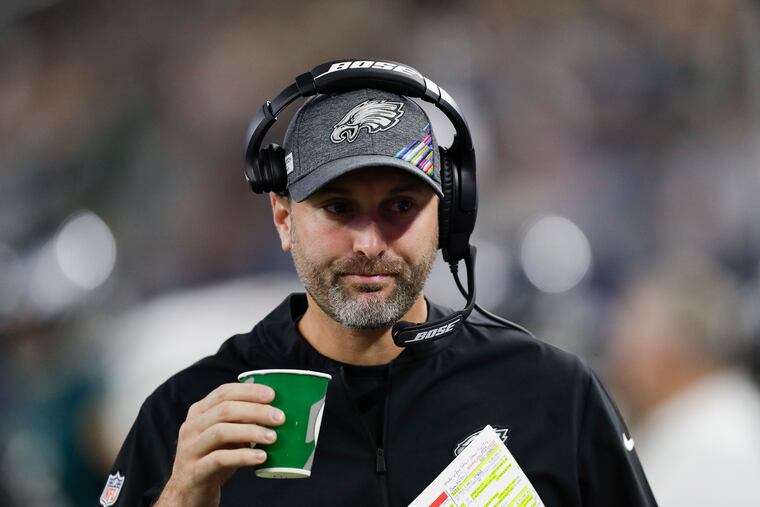 Eagles offensive coordinator Mike Groh says the run game "was certainly in our thoughts'' in Sunday's loss to the Dolphins.