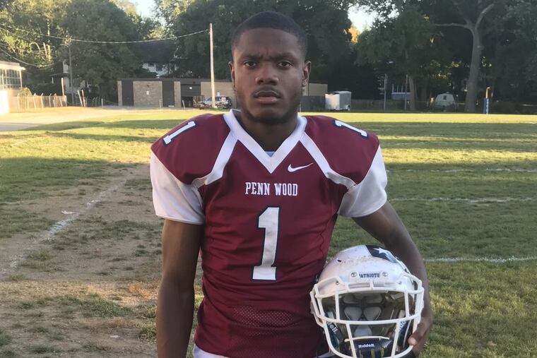 Penn Wood wide receiver and cornerback Rahiem Bowens.