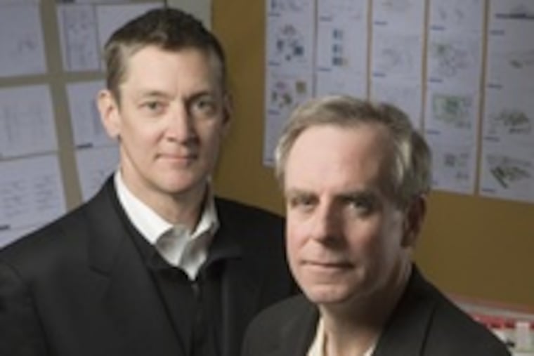 KieranTimberlake's James Timberlake (left) and Stephen Kieran hope to change the way houses are built.