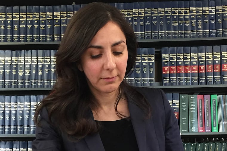 Paula Sen was hit in the head when a police officer allegedly threw a punch at an agitated defendant in a courthouse hallway last week. (PHOTO: BRADLEY BRIDGE)